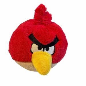 Angry Birds Red plush. Commonwealth 2010. No sound. Cartoon, video game, stuffie